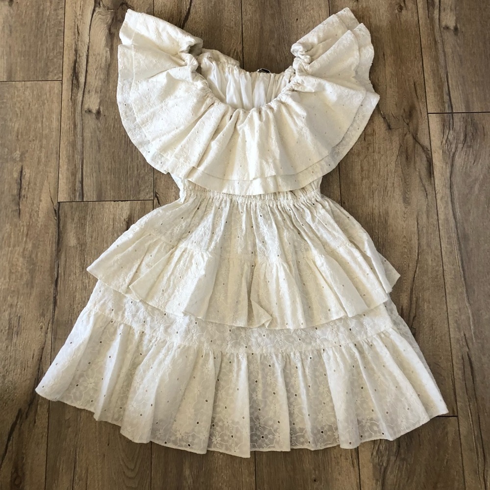 New Rhode White Mini Dress